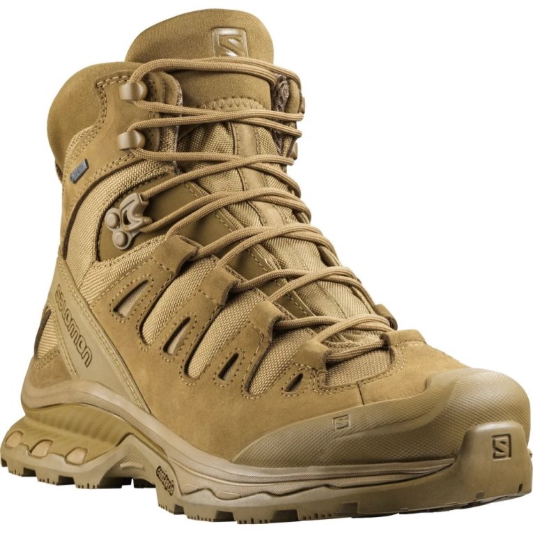 Brown Salomon Quest 4d GTX Forces 2 Women's Tactical Boots | PH 59734S